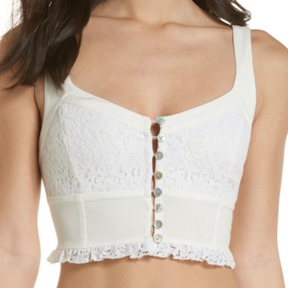 Free People Other - Free People – Here I Go Longline Bralette M and L